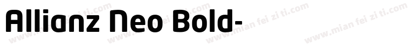 Allianz Neo Bold字体转换
